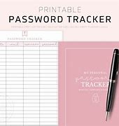Image result for Printable Password List Template