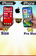 Image result for iPhone 14 Pro Max Size Compared to iPhone 11