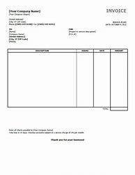 Image result for Simple Invoice Template Free