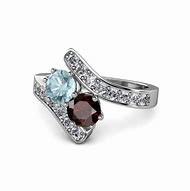 Image result for Aquamarine Diamond Engagement Ring