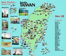 Image result for Taiwan Capital Map