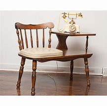 Image result for Old-Fashioned Telephone Table