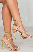 Image result for Woman with Gold Shoes