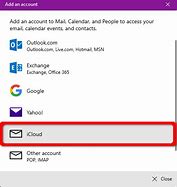 Image result for Open iCloud in Outlook