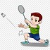 Image result for Badminton Caricature