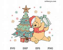 Image result for Winnie the Pooh Christmas Tree Vector