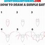 Image result for Simple Bat Drawing for Kids