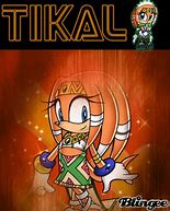 Image result for Sonic Tikal Fan Art
