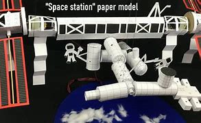 Image result for Space Terrain Paper Models
