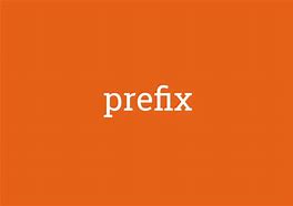 Image result for Examples of Prefixes Words