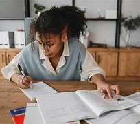 Image result for Person Doing Homework