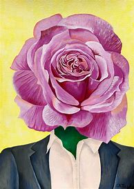 Image result for Surreal Flower Paintings