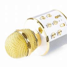 Image result for Gold Microphone Wireless
