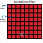 Image result for Index Screen Door Effect