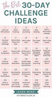 Image result for 30-Day Challenge Text