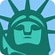 Image result for statue of liberty emoji
