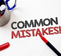 Image result for Common Mistakes