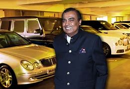 Image result for Mukesh Ambani with Car