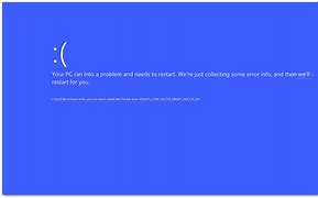 Image result for Computer Blue Screen Example