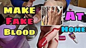 Image result for How to Make Fake Blood Easy
