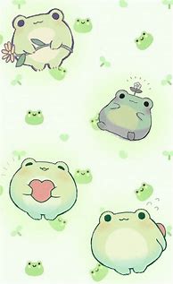 Image result for Cute Frog Wallpaper Kawaii