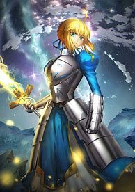 Image result for Saber Fate Stay Night Different Hair