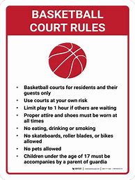 Image result for Basketball Ground-Rules