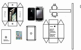 Image result for Papercraft iPhone 4 Template