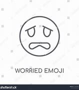 Image result for Worried Emoji Outline