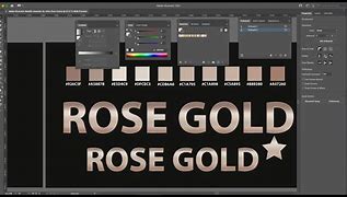 Image result for Rose Gold Illustrator Color Code
