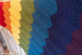 Image result for Crochet Rainbow Baby Blanket