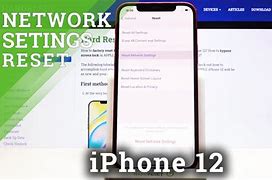 Image result for iPhone 12 Mini Reset Network Settings