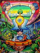 Image result for The Future with Computer Poster Drawing