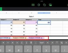 Image result for Numbers App for iPad