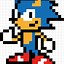 Image result for Pixel Papercraft Sonic