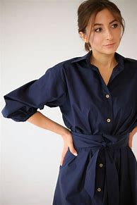 Image result for Shirt Dresses in Blue