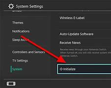 Image result for How to Reset Nintendo Switch