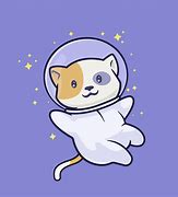 Image result for Cute Space Cat Cartoon Desktop