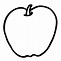 Image result for Apple Outline Clip Art PNG