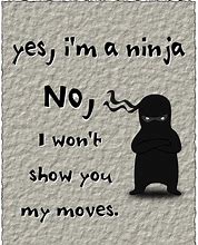 Image result for Funny Ninja Quotes