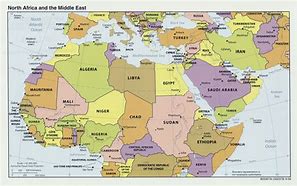 Image result for Africa and Middle East Map