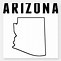 Image result for Arizona State Outline