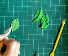 Image result for How to Make Fondant Leaves