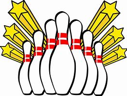 Image result for Bowling Pins Strike Clip Art