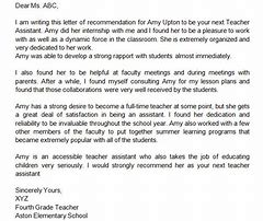 Image result for Teacher Recommendation Letter From Parent