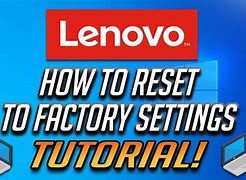 Image result for Restore Lenovo to Factory Settings