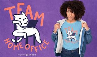 Image result for Office Cat T-shirt