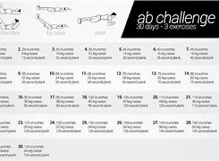 Image result for 30-Day AB Challenge Woman Printable