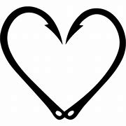 Image result for Fish Hook Heart