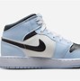 Image result for Air Jordan 1 Mid GS Ice Blue